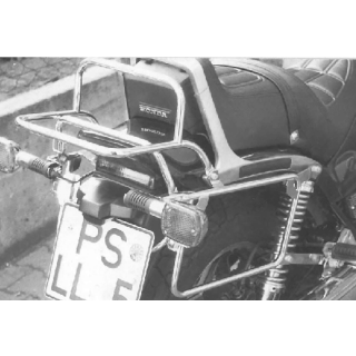 HEPCO BECKER Seitenkofferträger festverschraubt chrom für Honda SLR 650 (1997-1999)