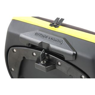HEPCO BECKER Royster Softtaschensatz inklusive C-Bow Halterung gelber Reissverschluss