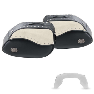 HEPCO BECKER C-Bow Satteltaschensatz Ivory 21 Liter  inklusive  C-Bow Träger