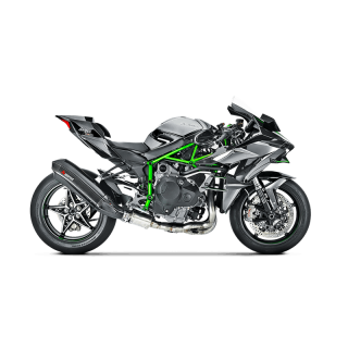 AKRAPOVIC Endschalldmpfer Evolution Line Carbon Kawasaki Ninja H2 ab Modell 2017