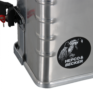 HEPCO BECKER Aluminium Koffer Standard 35 Liter rechts