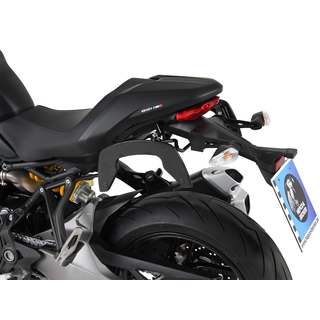 HEPCO BECKER C-BOW Seitentrger schwarz fr Ducati Monster 821 ab 2018