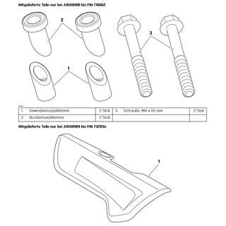 TRIUMPH Expanding Clamp Kit + Silencer Finisher Kit bis FIN 716662