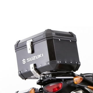 SUZUKI V-Strom 650 Modell 2009 - 2016 Top-Case Alu-Box schwarz komplettes Set