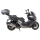 HEPCO BECKER Alurack Topcaseträger schwarz für Kymco Xciting S 400 ABS ab Modell 2018