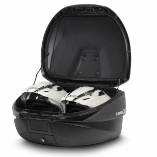 KYMCO Roller Topcase komplett 46-58L schwarz alu inklusive Zubehr