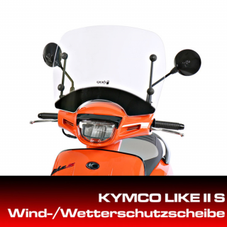 KYMCO Windschild fr Like II S 125i CBS