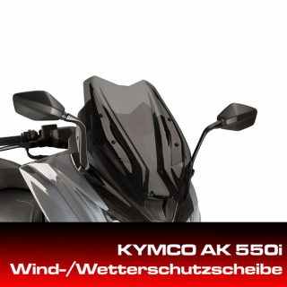 KYMCO Windschild fr AK 550i mit starker Tnung