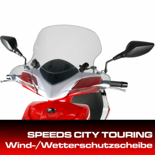 KYMCO Windschild CITY TOURING Super 8 ab 2013 mit Haltesatz