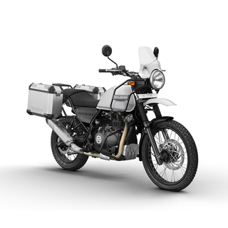 ROYAL ENFIELD Himalayan Seitenkoffer silber inklusive Trger ab Modell 2018