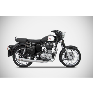 ZARD Endschalldämpfer SlipOn Racing für Royal Enfield Bullet 350/500 konisch edelstahl