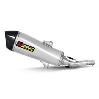 AKRAPOVIC Auspuff Slip-On Line SS Yamaha Majesty 400, MBK Evolis 400 inklusive Kat