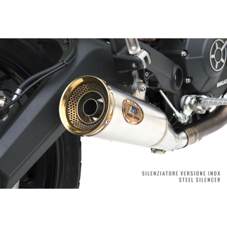ZARD Endschalldmpfer SlipOn Zuma Ducati Scrambler 800 Modell 2014 - 2016